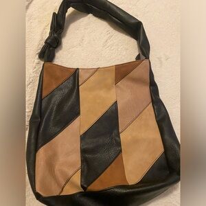 2 Shaded Brown & Black Purse.